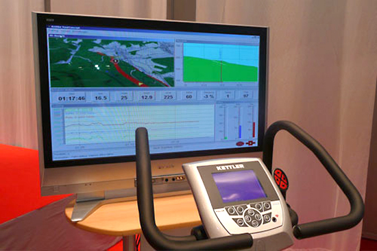 Erstes GPS-gesteuertes Ergometer der Welt