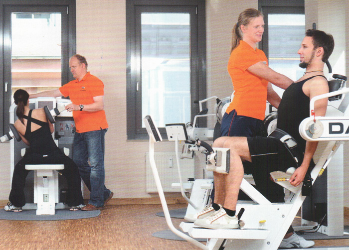 FPZ Rückentherapie Halle mit DAVID Fitnessgeräten