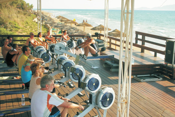 Fitnessurlaub Rowing Event  in Kyllini Beach