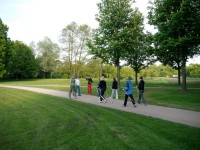 Nordic Walking:  Laufsport für die  Gesundheit
