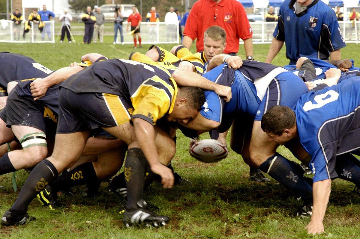 Rugby: Der Kampf um das Ei