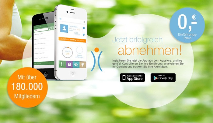 Die neue Abnehmen.com App  - von mir getestet