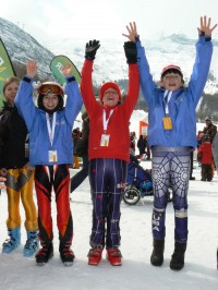 Kinderskirennen Grand Prix Migros in Saas Fee 2012