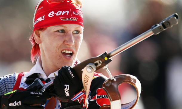 Olympics:  Germany's Own Biathletin Kati Wilhelm