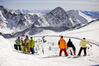 Wintersport auf dem Stubaier Gletscher