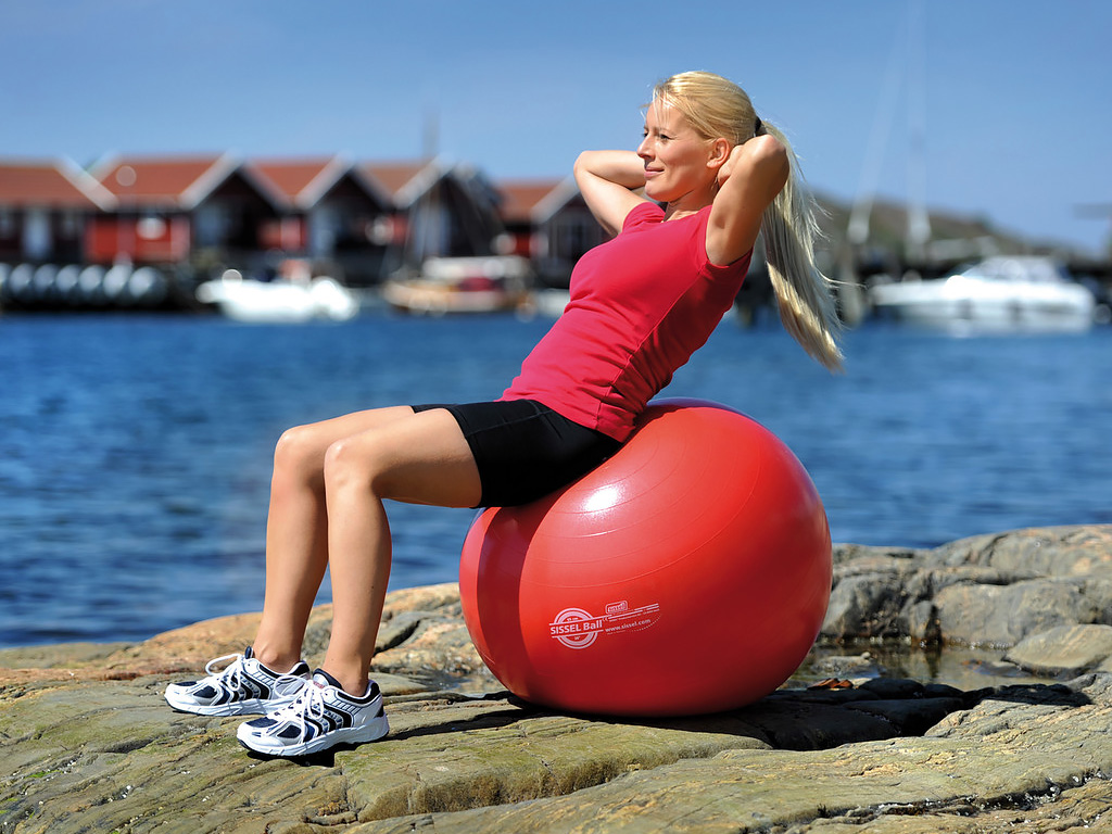 SISSEL® Gymnastikball blau - 4