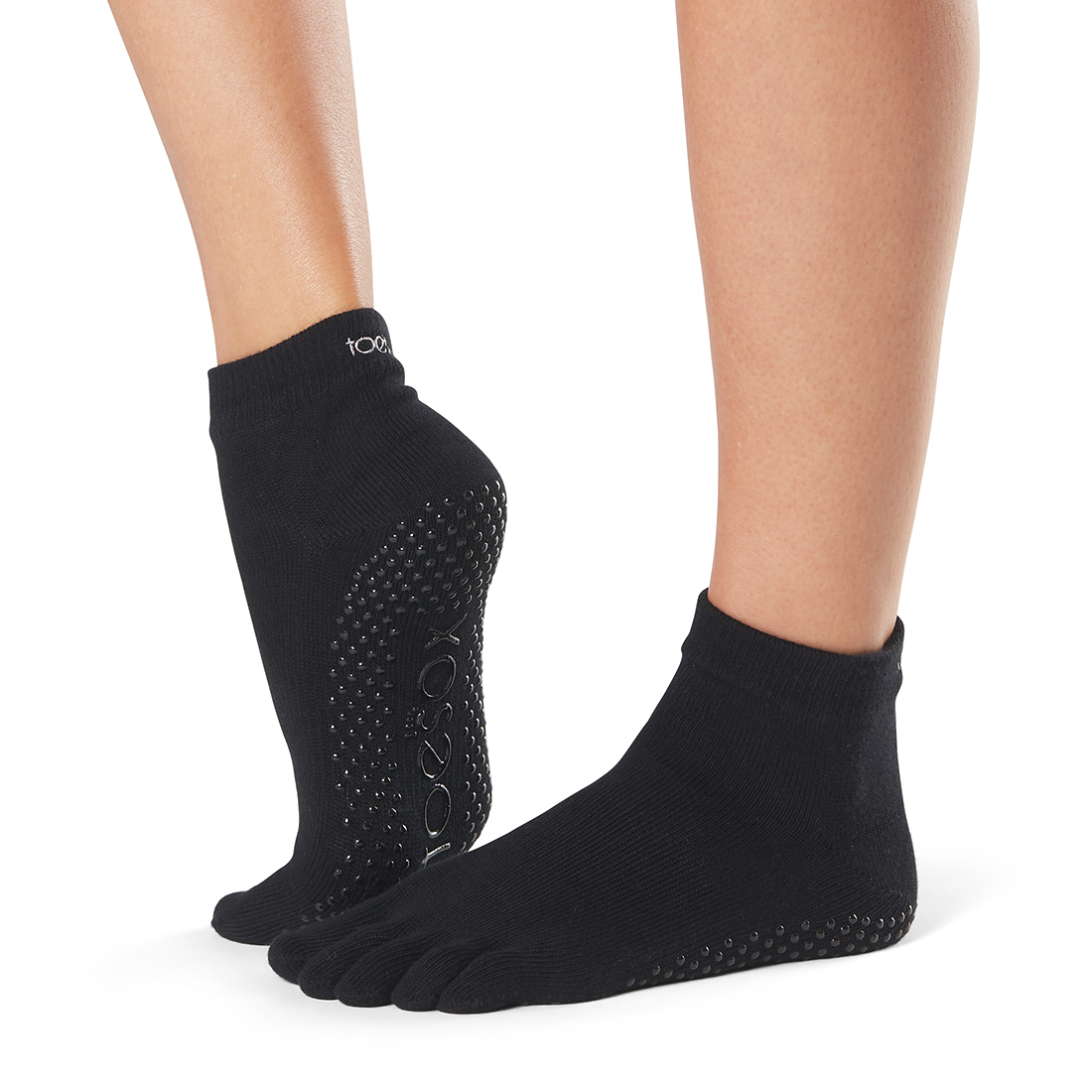 Yogasocken ToeSox Ankle Full Toe Black - 1