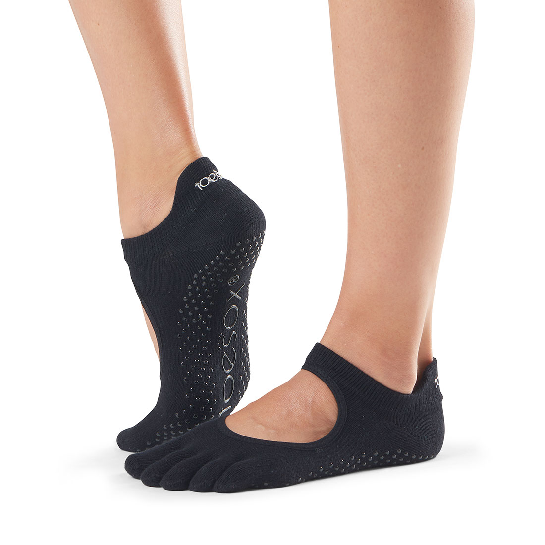 Yogasocken ToeSox Bellarina Full Toe Black