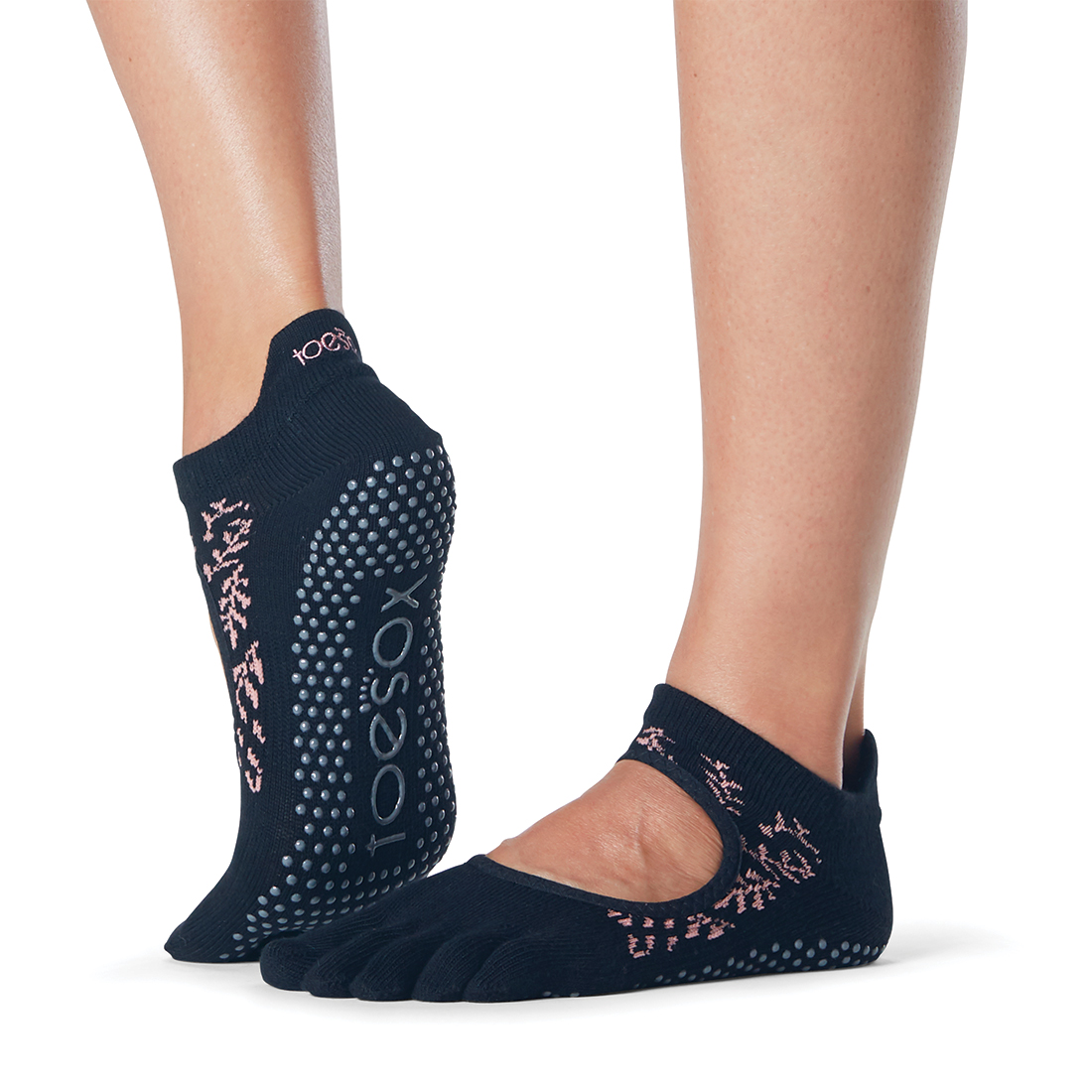 Yogasocken ToeSox Bellarina Full Toe Foliage