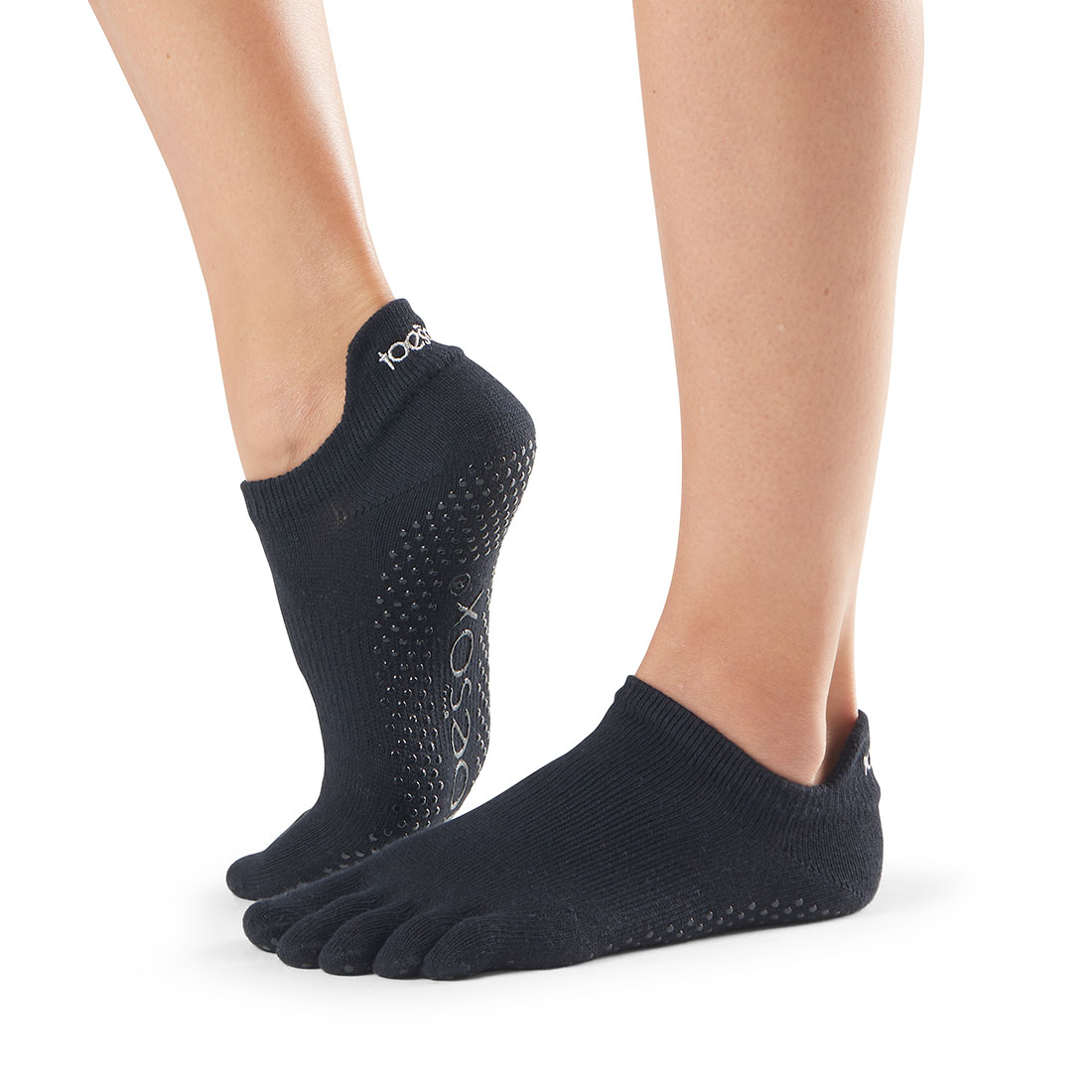 Yogasocken ToeSox Low Rise Full Toe Black