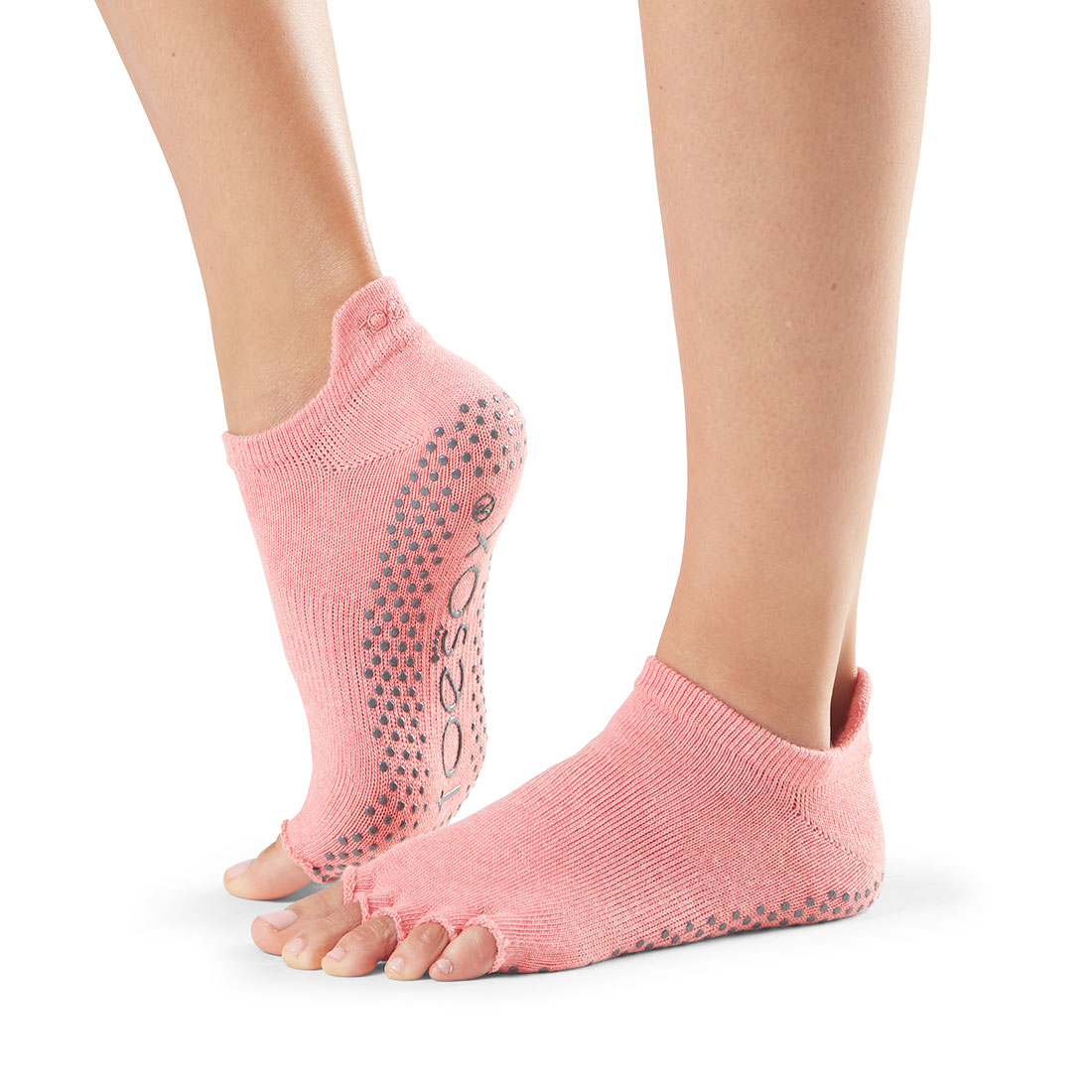 Yogasocken ToeSox Low Rise Half Toe Melon - 1