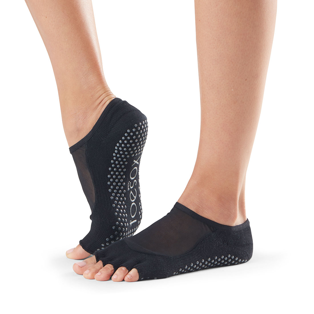 Yogasocken ToeSox Luna Half Toe Black