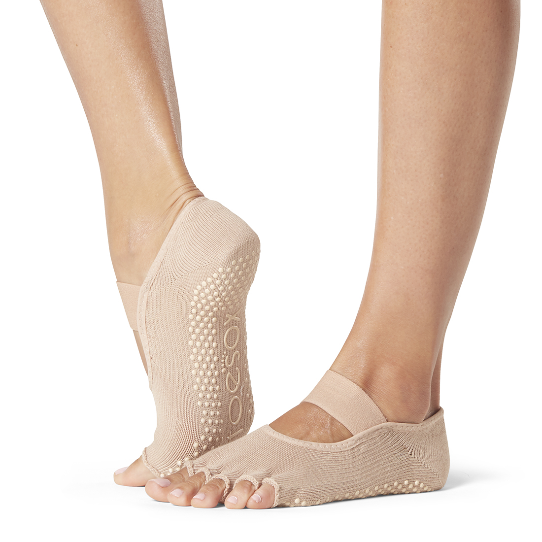 Yogasocken ToeSox Mia Half Toe Nude