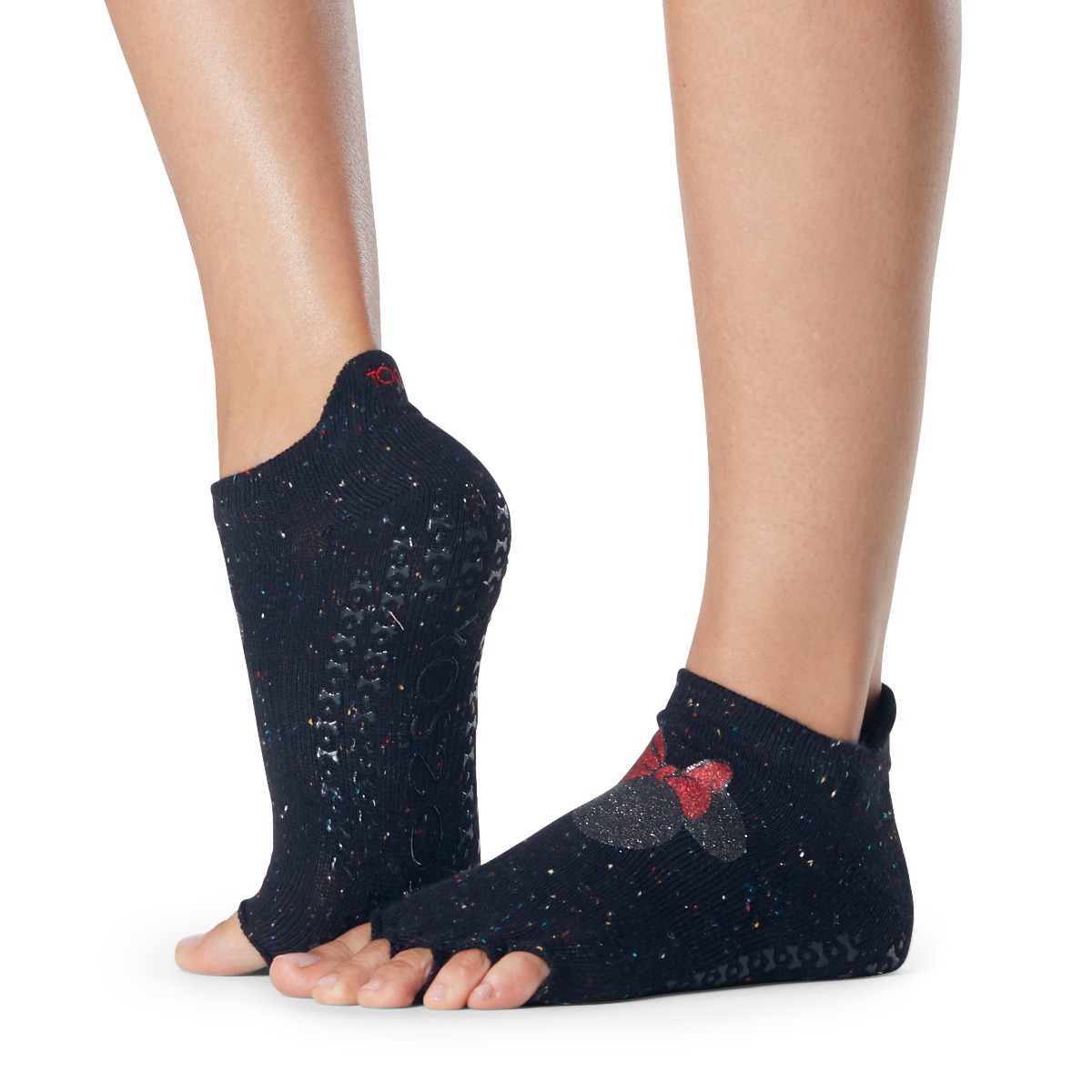 Yogasocken ToeSox Low Rise Half Toe Confetti Minnie