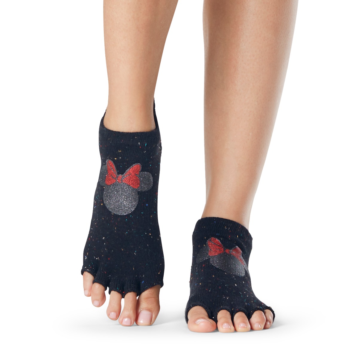 Yogasocken ToeSox Low Rise Half Toe Confetti Minnie - 1