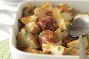 Roasted Red Potatoes with Bacon & Cheese