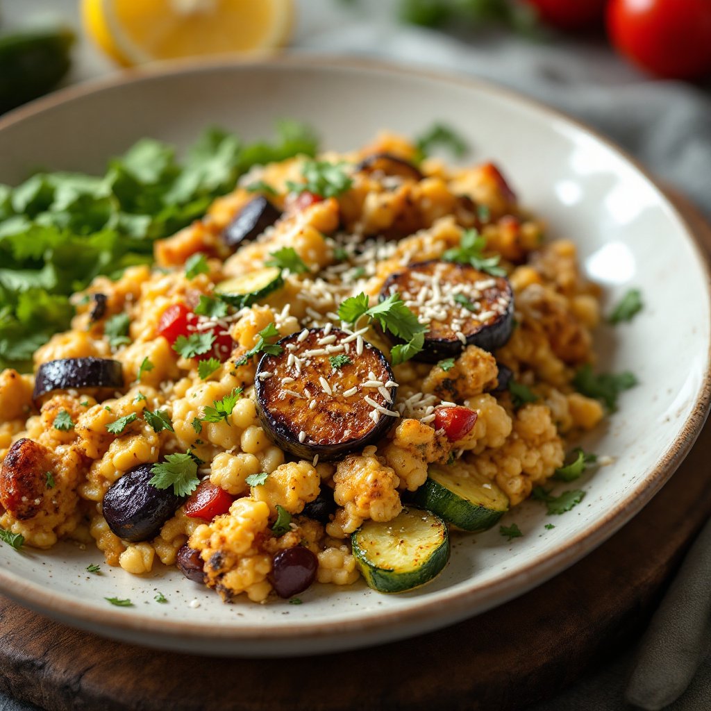 Eggplant Zucchini Casserole