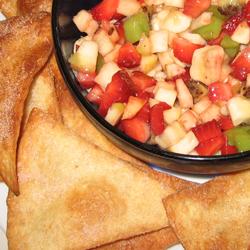 Fruit Salsa with Cinnamon Chips