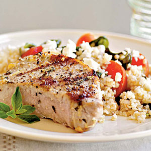 Pork Chops Oreganata