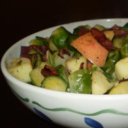 Brussels Sprouts with Apple