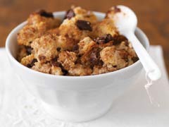 Chocolate bread pudding