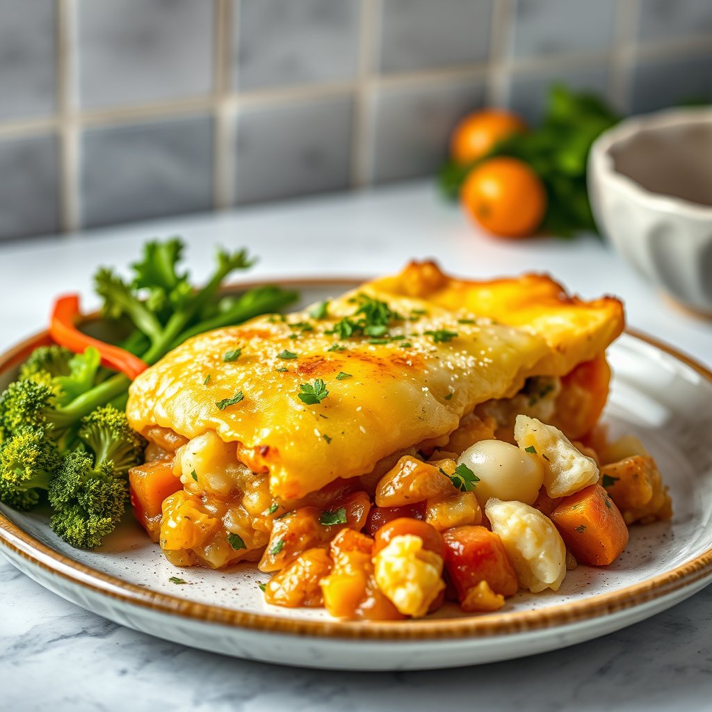 Sheperd's Pie with Mashed Potatoes/Squash