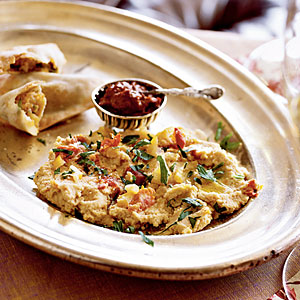 Hummus with Preserved Lemon and Sun-Dried Tomatoes