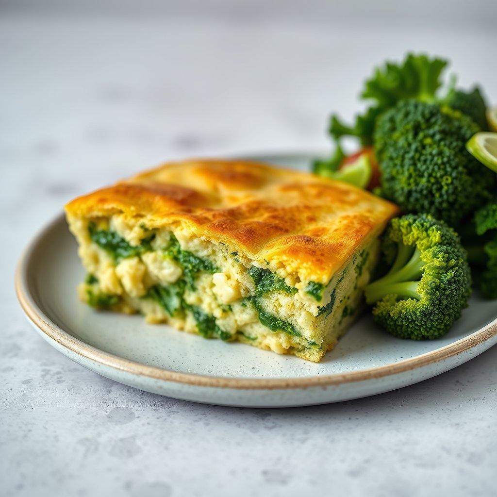 Lemon-Scented Broccoli Soufflé