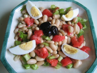 Egg Bean Salad