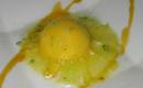 Pineapple with Mango Coulis