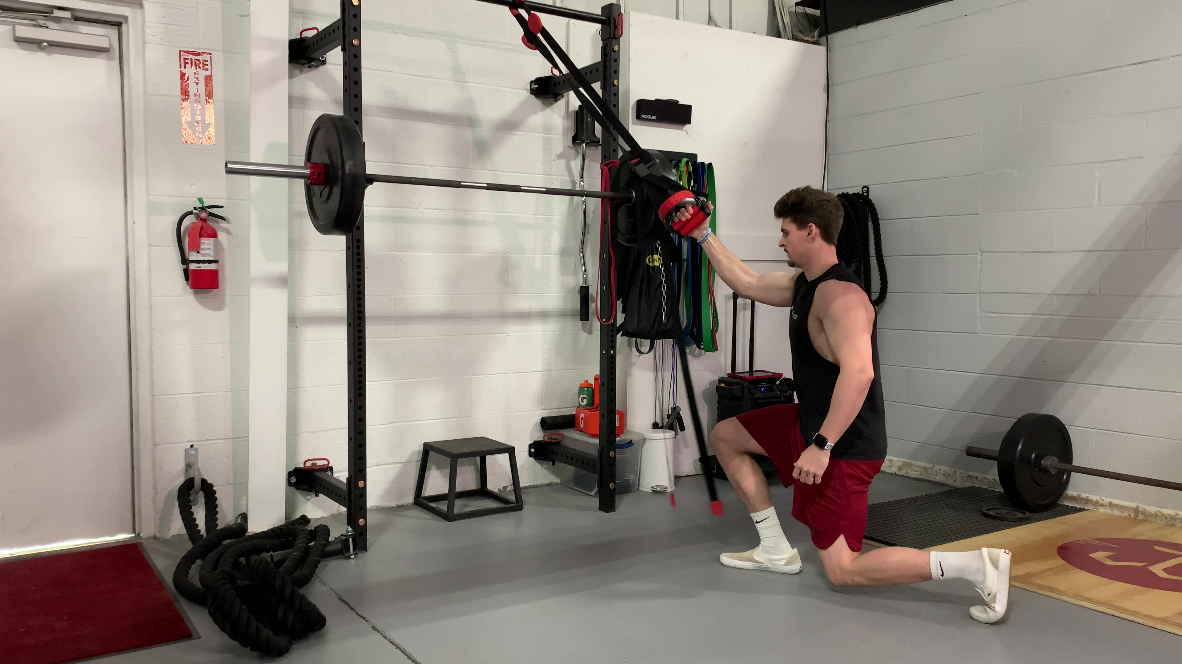 Assisted Split Squat