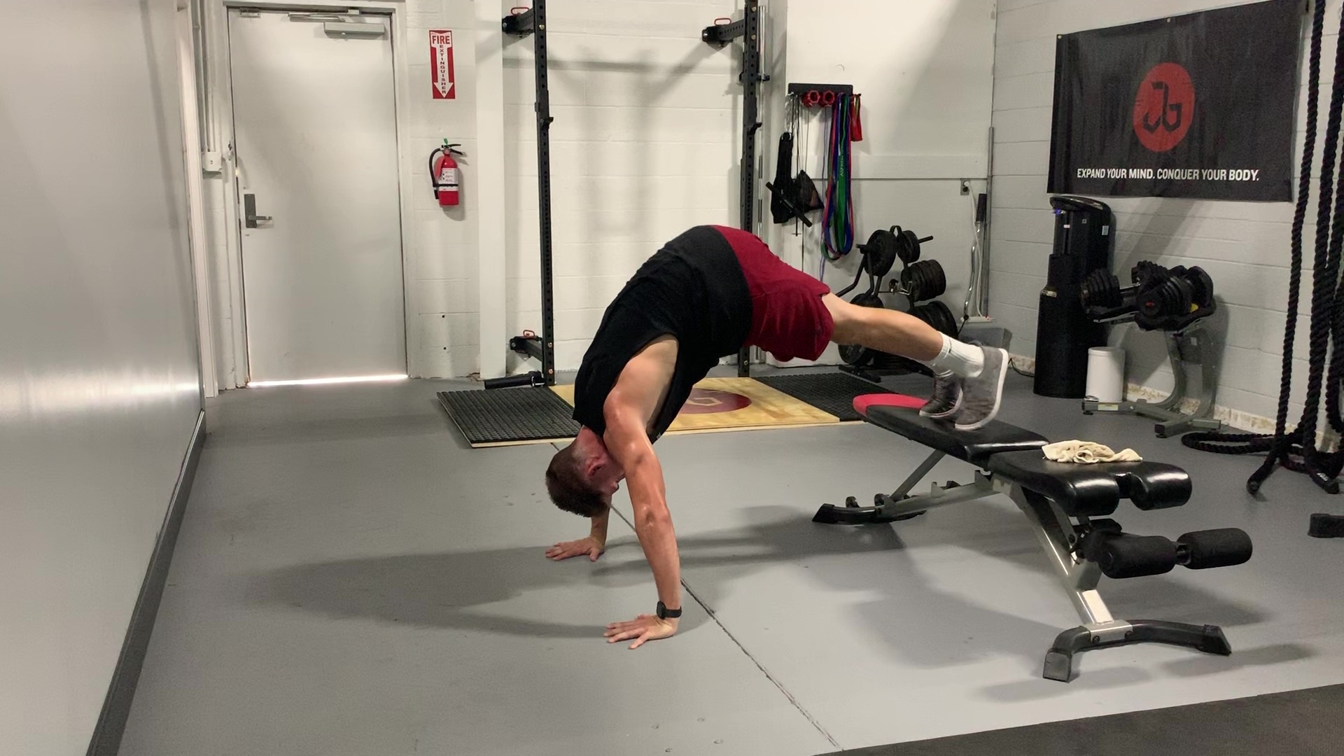 Elevated Pike Push-up