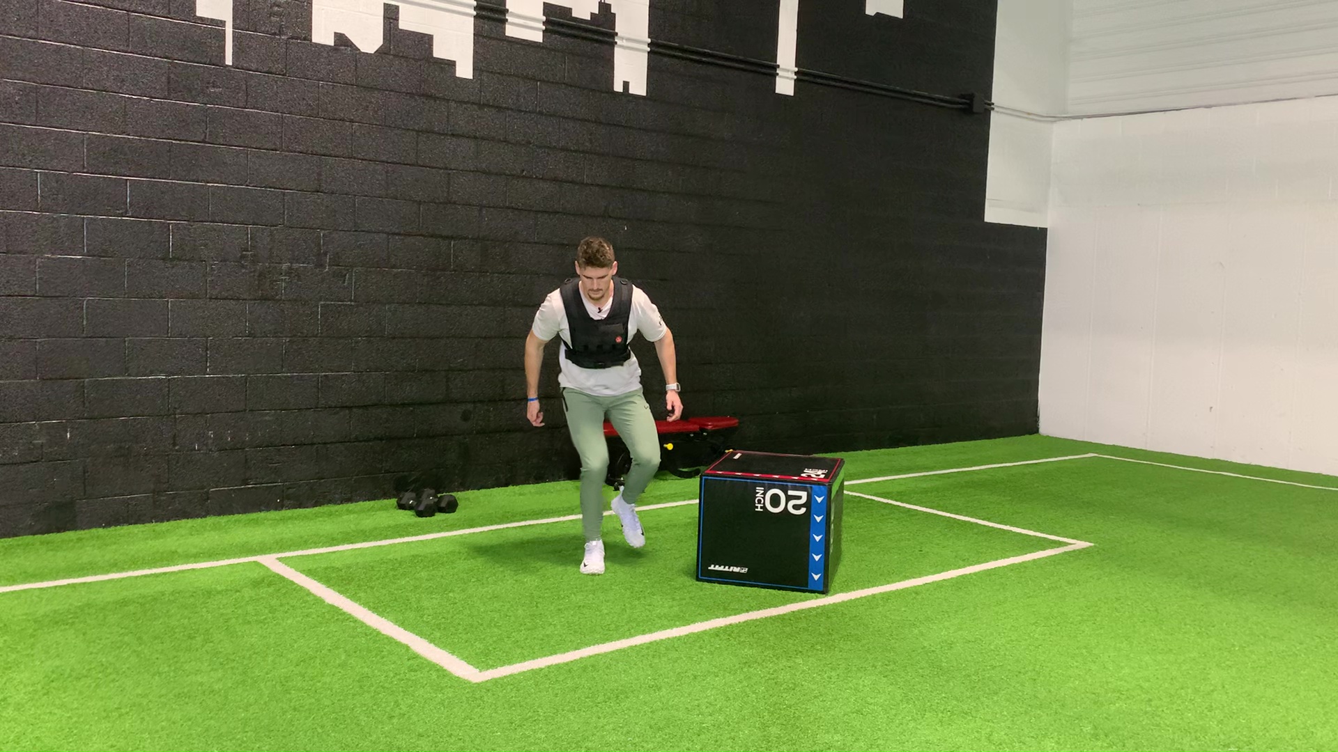 Single Leg Box Jumps