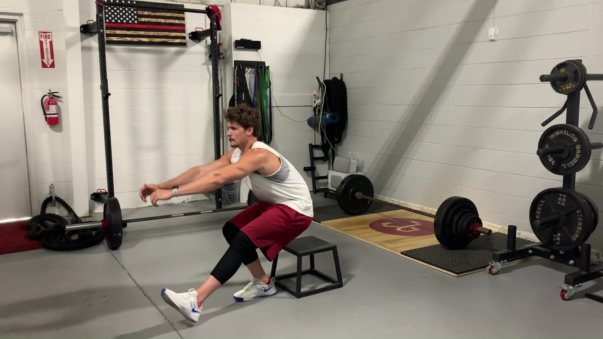 SL Box Squat