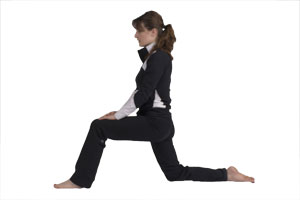 Hip Flexor Stretch on Knees