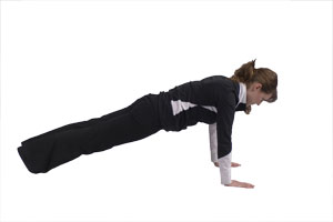 Hip Extensions in Plank