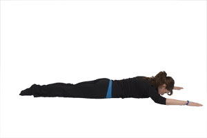 Lower Back and Chest Stretch