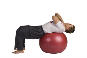 Crunches on the Exercise Ball