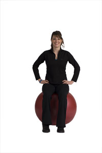 Pelvic Shift with Exercise Ball