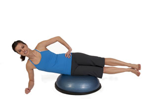 BOSU Lateral Leg Lift