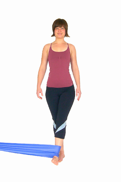 Gluteal (Buttocks) & Outer Thigh Exercise with Exercise Band