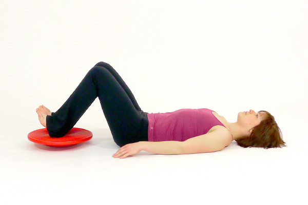 Glute Bridges on the Balance Board