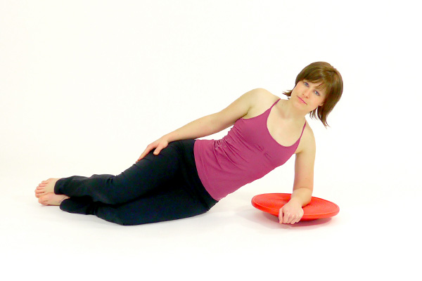 Side Plank on the Balance Board