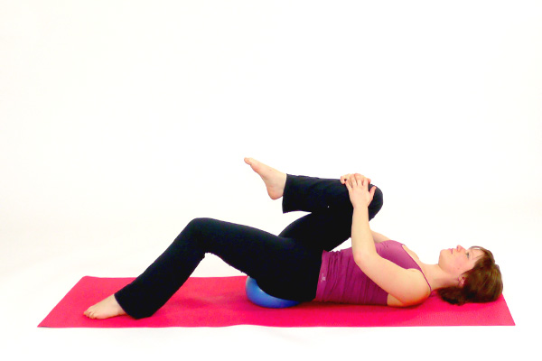 Hip Flexor Stretch with the Pilates Ball